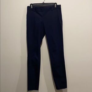Babaton navy blue straight legged trousers pants